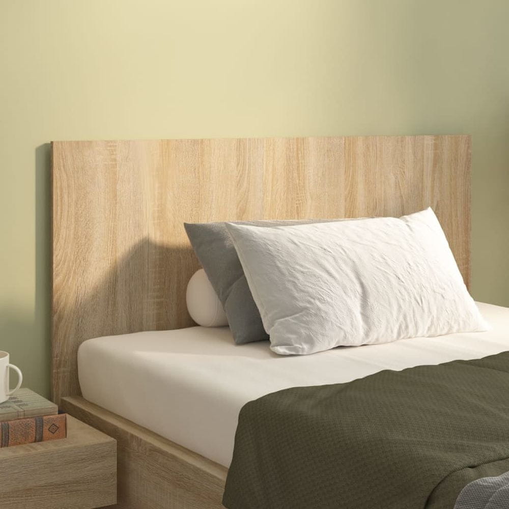Vidaxl Čelo postele dub sonoma 120x1,5x80 cm spracované drevo